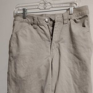 Vintage Riveted by Lee Cargo Capri Pants Size 10M